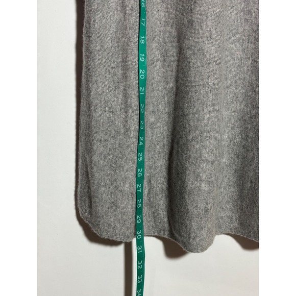 NWT $325 Vince Womens Gray 100% Cashmere Cowl Neck Tunic Sweater Sz M Quiet Luxe - Picture 7 of 9